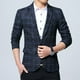 thumbnail image 3 of Traje de primavera para hombre, de talla grande, estilo occidental, informal, con un solo botón, para jóvenes, 3 of 5