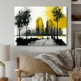 thumbnail image 2 of Designart Person Walking Into Vancouver City II Canvas Wall Art, 2 of 5
