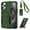 Armygreen, variant on Ancove for iPhone 14/13 Magnetic Case with Kickstand & Lanyard Strap,[Compatible with Mag Safe] Military-Grade Protection Heavy Duty Shockproof Rugged Cover for iPhone 14/13,Grey