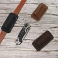 thumbnail image 5 of Horizontal Carry Knife, Retro Belt Carrying Leather Knife Scabbard Horizontally, Knife Sheath, Handmade Knife Holster, Pocket Folding Knife Holder for Belt, EDC Organizer for Men, 5 of 10
