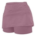 thumbnail image 5 of Lcziwo Tennis Skirts for Women Casual Trendy Summer 2025 Skorts Lightweight Tummy Control Plain Skirts Athletic Workout Yoga Running Skorts Pink,XXXL, 5 of 5