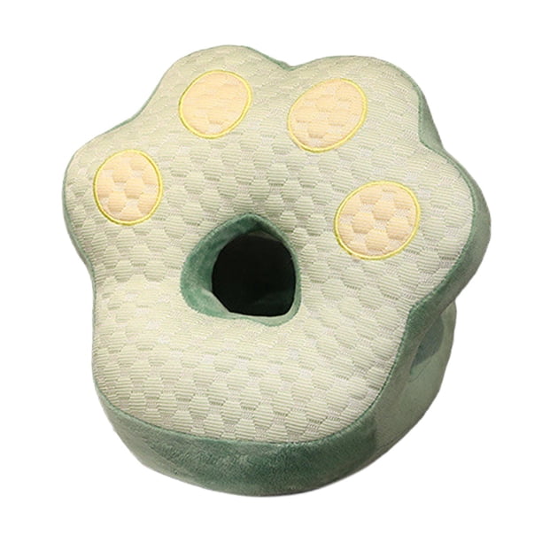 Almohada de Oficina BLESIY Juguete de Peluche Garra de Gato Verde 30 cm x 30 cm
