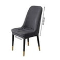 thumbnail image 7 of BH-JJSMGS Curved Chair Covers Curved Back Armless Accent Chair Slipcover Removable Dining Chair Covers Kitchen Chair Slipcovers Protector for Kitchen Living Room, 7 of 7
