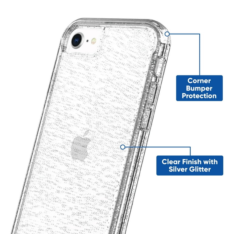 Onn+ Heavy Duty Rugged Phone Case for iPhone 6, 6s, 7, 8, SE
