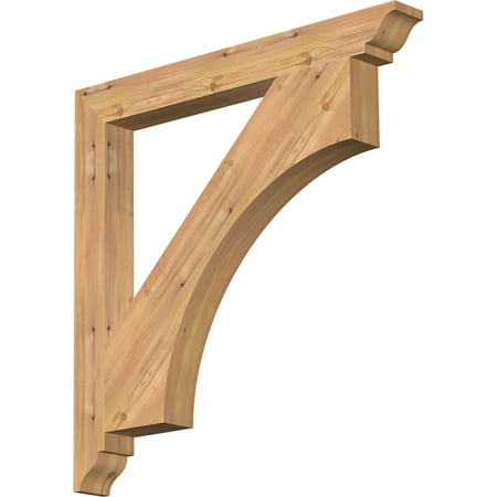 

Ekena Millwork 3 1/2 W x 34 D x 34 H Westlake Traditional Smooth Bracket Western Red Cedar