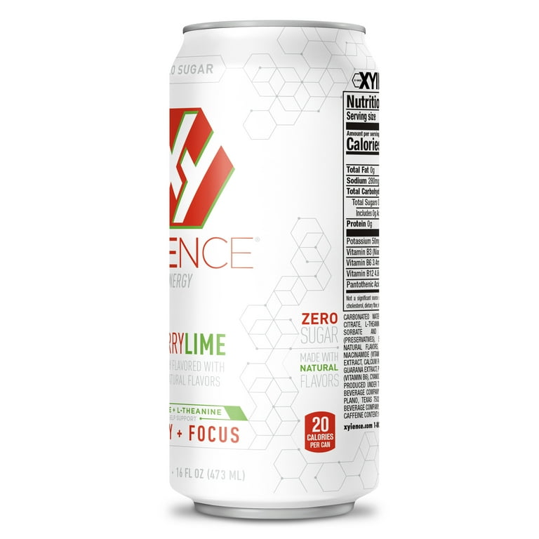 Xyience Cherry Lime Energy Drink, 16 fl oz can - Walmart.com