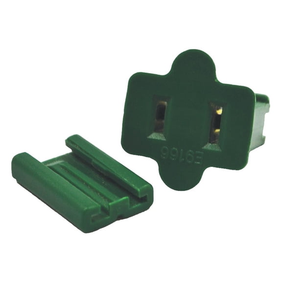Holiday Bright Lights 239065 Female Slide Plug, Green - Pack of 25