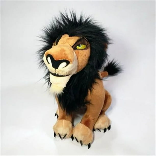 Disney-muñeco de peluche de El Rey León para niños, muñeco de peluche suave de Simba, tío Scar, compañero de juegos, regalo de cumpleaños, 35cm