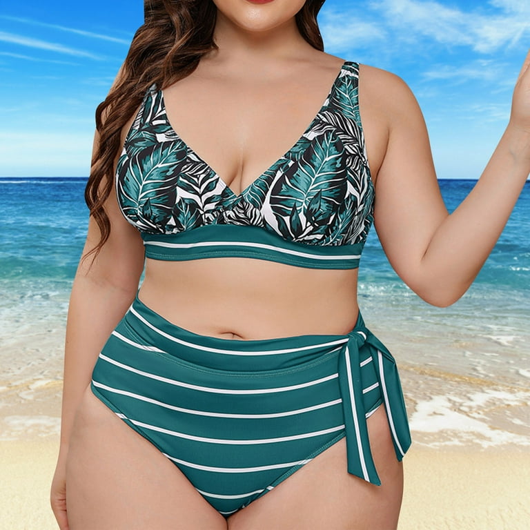 Reduce Swimsuit MIARHB Women's Plus Size One-Piece Solid Color Swimsuit  with Chest Pad and No Steel Support As shown 2023