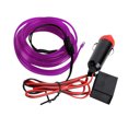 thumbnail image 3 of Kenally Tira de luces LED para iluminación Interior de coche de 3M, guirnalda de luces LED para coche, línea de tubo de cuerda de alambre, tira de luz Automoción decorativa y accesorios Violeta Kenally VI000918-06B, 3 of 6