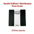 thumbnail image 2 of Health O Meter Dial Scale, 270-lb Weight Capacity, Black and White Analog Large Display, 1 Ct, 2 of 5