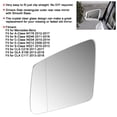 thumbnail image 4 of Rearview Mirror, Side Mirror, Rearview Mirror Glass Side Mirror Glass Simple Installation Wing Mirror Glass Fit for - Fit A-Class W176 2012-2017, 4 of 8