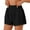 ZG Black, variant on Plus Size Shorts Women High Waist Wide Leg Elastic Waist Loose Fit Thin Leg Shorts Casual Women Shorts Pink XL