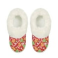 thumbnail image 2 of FUIALDOLG Christmas Slippers for Women Modern Style Gingerbread Man Print Winter House Slippers Indoor Comfort Thick Sole Bathroom Cozy Gifts, 2 of 7