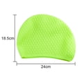 thumbnail image 2 of Gorro de natación Gorro de silicona elástico con forma de gota de agua para hombres y mujeres, 2 of 7
