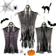 thumbnail image 1 of Decoraciones de Halloween QPMR Skeleton Ghosts, 3 unidades, para exteriores, 1 of 6