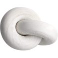 thumbnail image 3 of HAHDAXIA Wood Knot Decor,2-Link Wood Chain Link Decor,7.8 Inch Knot Decorative Object,White Wood Chain Decor,Hand Carved Decorative Knot,Country Chain Knot Decor,Home Table Decoration, 19x13c, 3 of 7