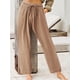 thumbnail image 1 of Pantalones casuales de verano europeos y americanos Pantalones de casa de color sólido para mujer, 1 of 6