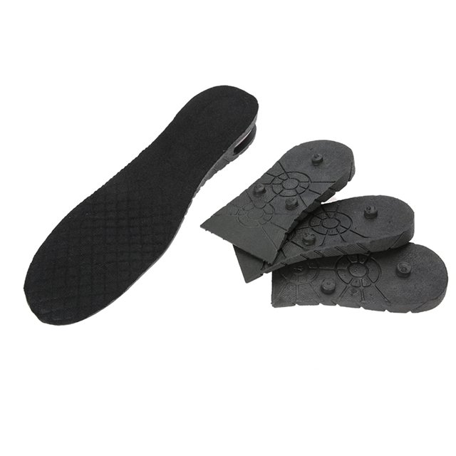 Almohadillas para zapatos que aumentan la altura, cuatro capas, altura ajustable, plantillas más altas, plantillas elevadoras de altura, resistentes y duraderas