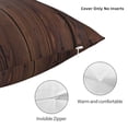 thumbnail image 3 of Yiaed Vintage Wood Print Pillow Covers Super Soft Decorative Square Throw Pillow Covers Case Cushion Covers for Sofa Couch Bedroom Car Decor（No pillow core）-24"x24", 3 of 7