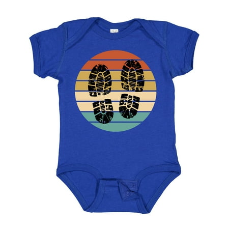 

Inktastic Hiking Boots Retro Sunset Gift Baby Boy or Baby Girl Bodysuit