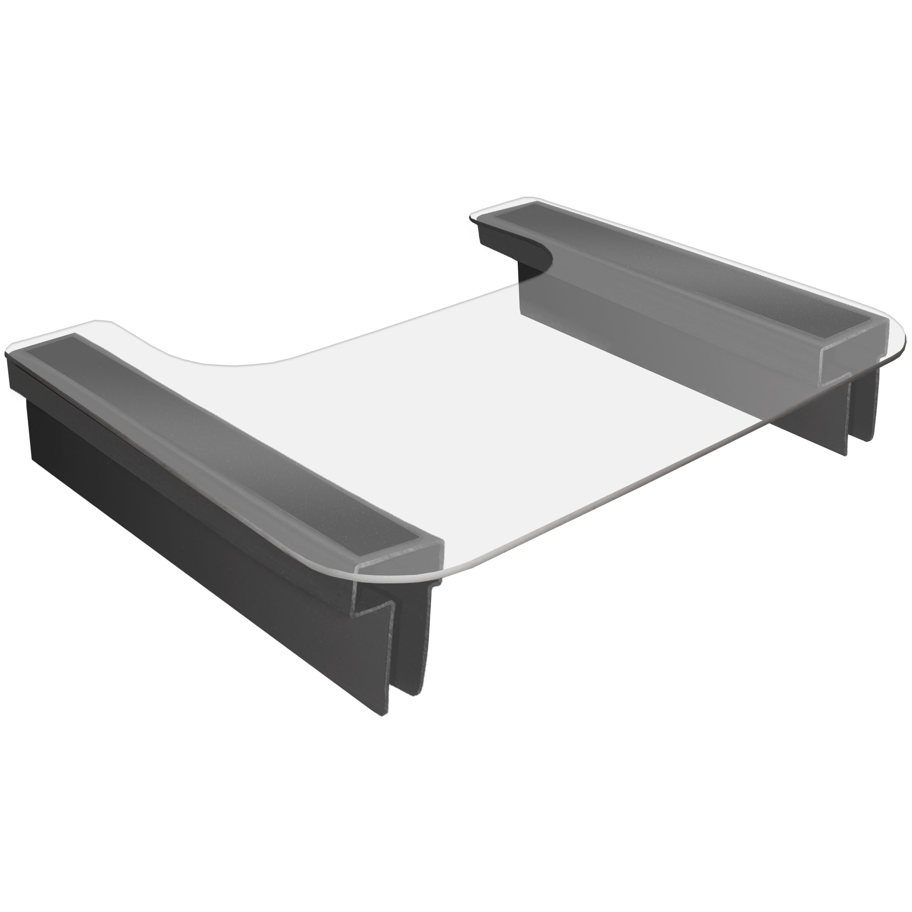 SlideOn Clear Polycarbonate Wheelchair Lap Tray