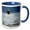 Blue/White, variant on 3drose, Alaska, Holkham Bay, Bald Eagle on Iceberg - Us02 Pso0717 - Paul Souders, 11oz Mug