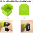 thumbnail image 4 of MesaSe Support de Batterie 6 Pcs Compatible avec Ryobi 18V Montage Mural Support de Batterie Portable Li-ion Support de Rangement de Batterie Réutilisable pour Établi Mural, 4 of 9