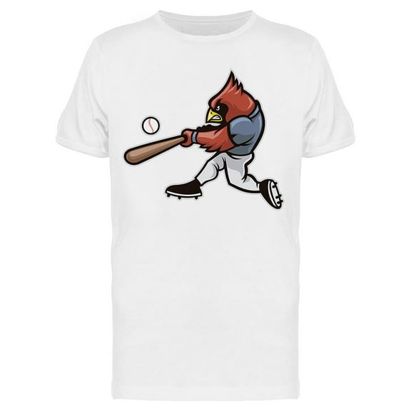 Eagle Player With Bat T-Shirt Men -Image by Shutterstock, Male XX-Large