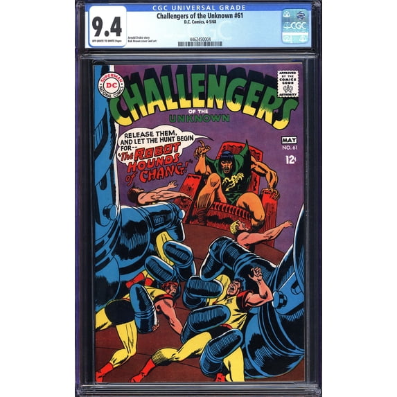 Challengers of the Unknown #61 - CGC 9.4 Comic Book
