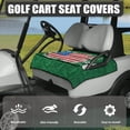 thumbnail image 3 of Whosucclay Distressed American Flag Golf Cart Seat Cover, Anti-Wear Breathable Protector for 2 Person Golf Cart Seat Anti-Fade Towel Blanket, 52.36"x 32.28", 3 of 7