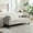 Light Gray, variant on Charcoal 63.98" Wide Upholstered Flip-top Storage Accent Bed Bench,Chenille Footrest Ottoman with Armrests,Backrest 2 Bolster Pillows,Metal Legs,for Living Room,End of Bed,Hallway, Entryway.