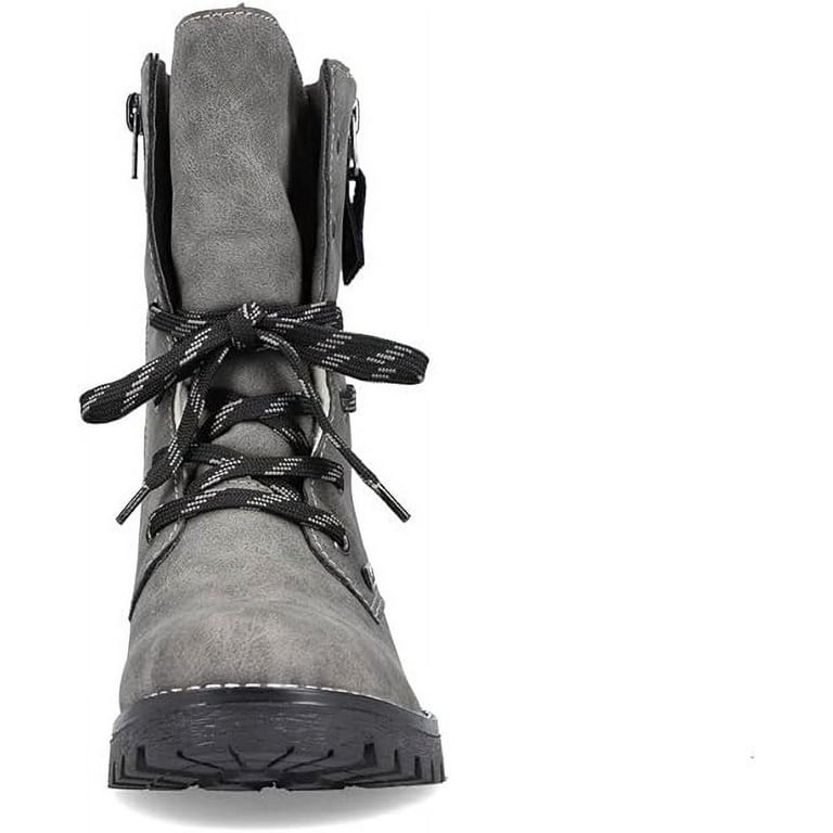 Rieker Women s 785K0 45 Payton Water Resistant Mid Calf Boots Grey Size EU 38 Walmart