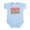Sky Blue, variant on CafePress - Will Parachute For Bottle Infant Bodysuit - Baby Light Bodysuit, Size Newborn - 24 Months