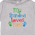 thumbnail image 3 of Inktastic My Grandma Loves Me Toddler Hoodie, 3 of 4