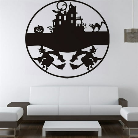 mosunx happy halloween background wall sticker window home