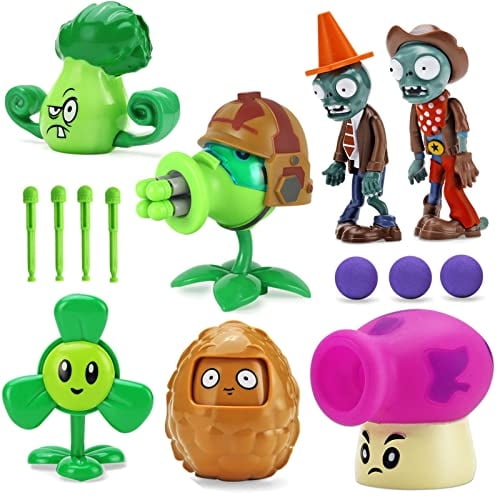 PCS Plantas y zombis Juguetes Figuras de acción PVZ Toys Set