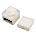 thumbnail image 6 of Suodoka Romantic Rose Ring Box Luxury Velvet Flower Case Cover for Marriage Proposal Wedding Ceremony and Fine Ornaments, 3.1 Inches / 8.0 cm, White, 6 of 7