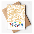 thumbnail image 1 of Curly Red Japanese Culture Flower Wedding Cards Congratulations Greeting Envelopes, 1 of 3