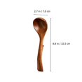 thumbnail image 2 of Cuchara de madera Allinless para cocina Color madera, 2 of 3