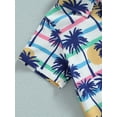 thumbnail image 6 of Emmababy Summer Toddler Kids Baby Boy Animal Print Shirt Top Short Pants Outfits Clothes 2PCS Set, 6 of 8