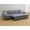 Dark Grey, variant on Power Leather Recliner Sofa Set with LED Lights,Living Room Furniture Sofa Sets, Reclining Sofa Sets with USB Port/Storage Console/Cup Holders(Recliner Chair) Dark Grey