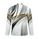thumbnail image 4 of Blusa y camisa de manga larga con cuello vuelto para hombre, informal, con cuello vuelto, estampado, para fitness, deportiva, de manga larga, de poliéster, 4 of 5