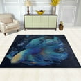 thumbnail image 3 of Area Rug Indoor 63"x48"in Non-Slip Wear Resistant Floor Mats Soft Large Carpets for Living Room Bedroom Home Decor Elegant Betta Fish, 3 of 7