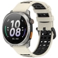 thumbnail image 1 of 22mm Smart Sports Watch Two-Color Silicone Replacement Strap, Breathable, Lightweight, Sweat & Water Resistant, Versatile for Various Occasions, 1 of 5