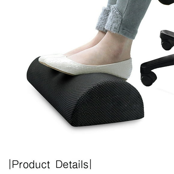 Under Desk Footrest, Table Footrest, Memory Foam Footrest for Office Chair and Gaming Chair, Ergonomic Design