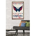 thumbnail image 2 of NHL Washington Capitals - Logo 14 Wall Poster, 22.375" x 34", Framed, 2 of 3