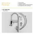 thumbnail image 4 of Bothwa Home KF-YQ605-BN 19-Inch Enzoh Kitchen Faucet in Brushed Nickel Finish, 4 of 8