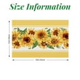 thumbnail image 4 of Rdsfhsp Spring Watercolor Sunflower Linen Placemats Set of 4 for Dining Table Decorations 12x18 inch, 4 of 5