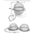thumbnail image 3 of Colador de acero inoxidable para té, malla de especias para té, bola de acero inoxidable, diámetro de 5cm Wdftyju Libre de BPA, 3 of 6